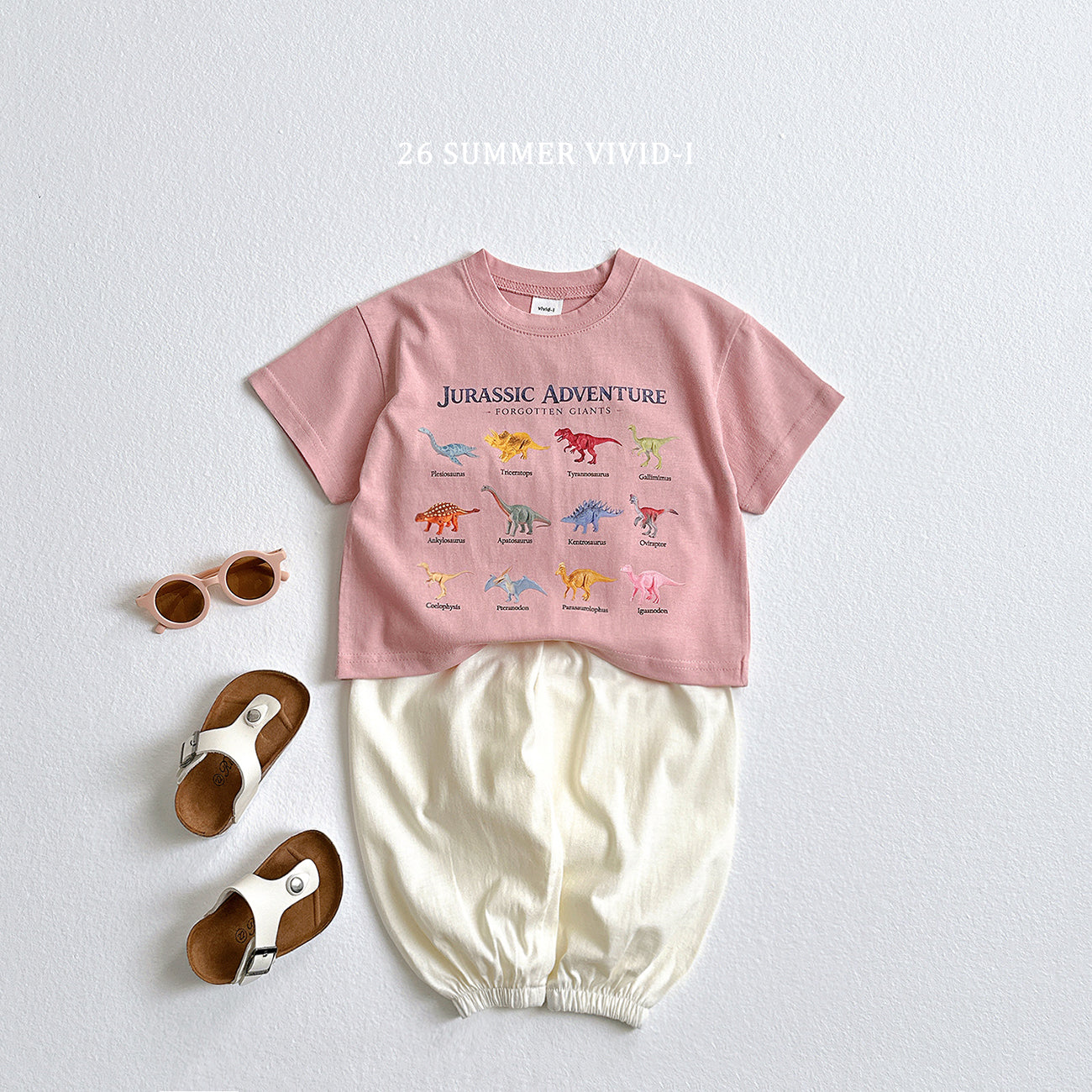 【PREORDER受付終了、ご希望はお問い合わせください。】49.Little Dino ShortSleeve Tee