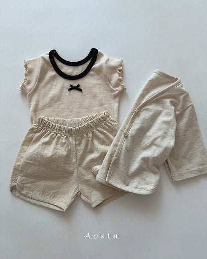 【PREORDER受付終了、ご希望はお問い合わせください。】35.Linen Cardigan