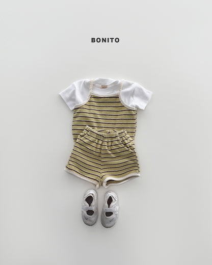 【期間限定 PRE-ODER】5.Bébé Terry Sleeveless Set