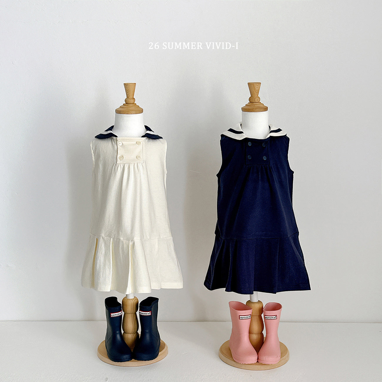 【PREORDER受付終了、ご希望はお問い合わせください。】91.Sailor Sleeveless Dress