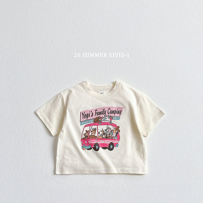 【PREORDER受付終了、ご希望はお問い合わせください。】50.Vintage Camping ShortSleeve Tee