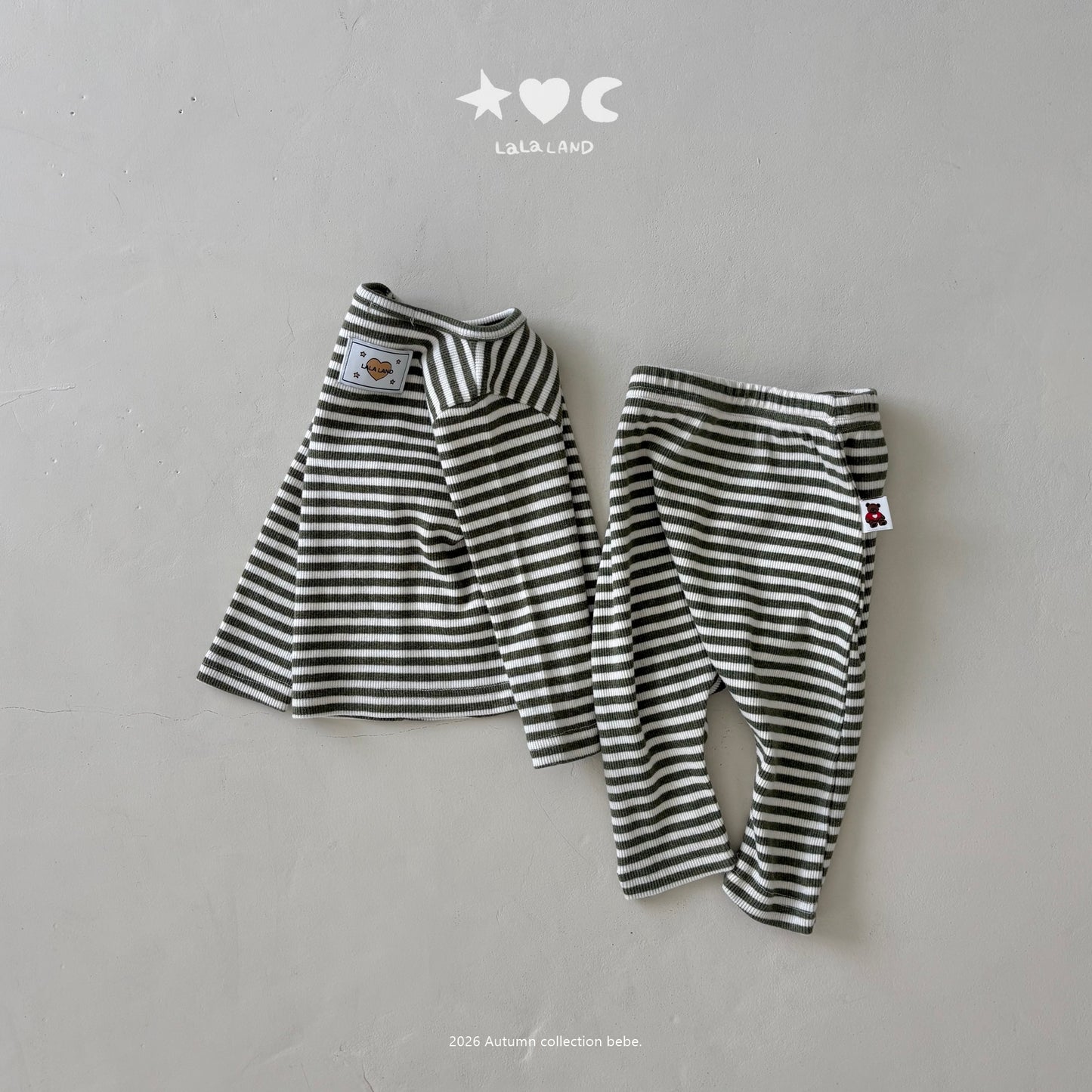 【PRE-ODER〆8.9(sun)】23.Stripe Leggings | lalaland
