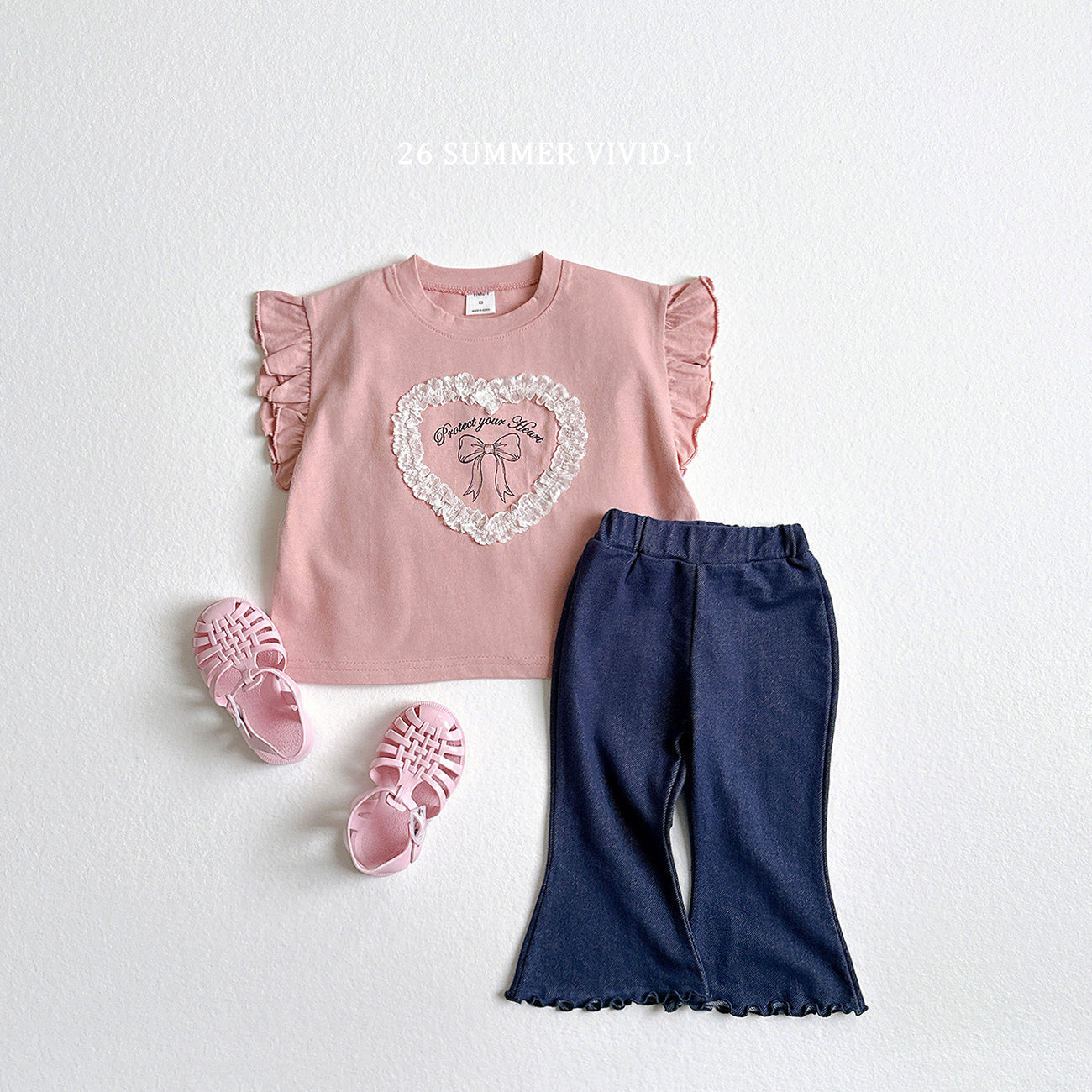 【PREORDER受付終了、ご希望はお問い合わせください。】29.Summer Indigo Bell 7分丈 Pants