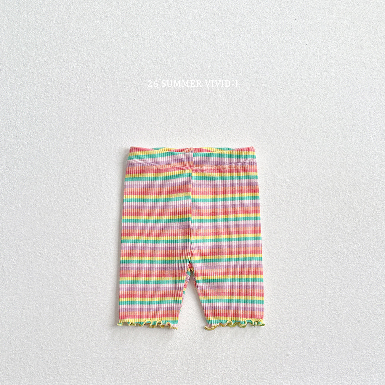 【PREORDER受付終了、ご希望はお問い合わせください。】40.Rainbow Rib Leggings