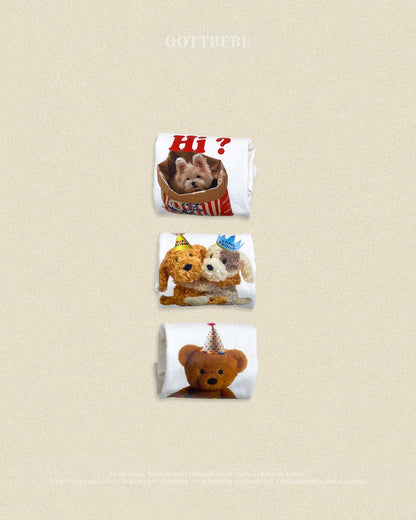 【秋のPRE-ODER 5%OFF】10.Puppy Series T-Shirt – Kids | oottbebe