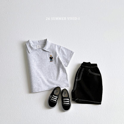 【PREORDER受付終了、ご希望はお問い合わせください。】95.Collar Bear Embroidery Set