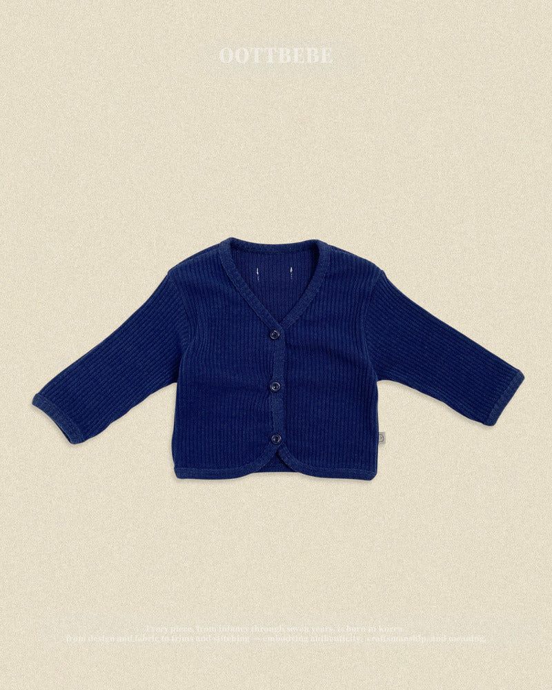 【PRE-ODER〆8.9(sun)】38.Haribo Ribbed Cardigan | oottbebe