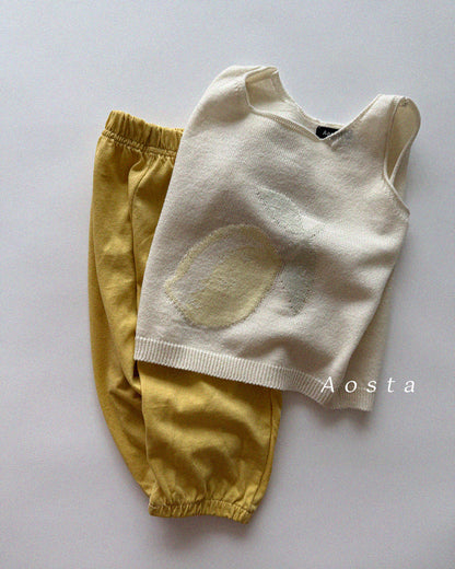 【PREORDER受付終了、ご希望はお問い合わせください。】19.Knit Fruit Vest