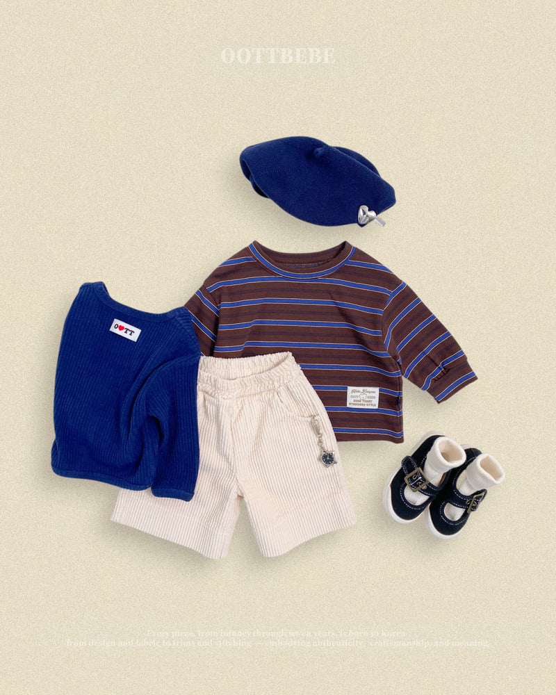 【PRE-ODER〆8.9(sun)】50.Big Corduroy Pants – 6/10 Length | oottbebe