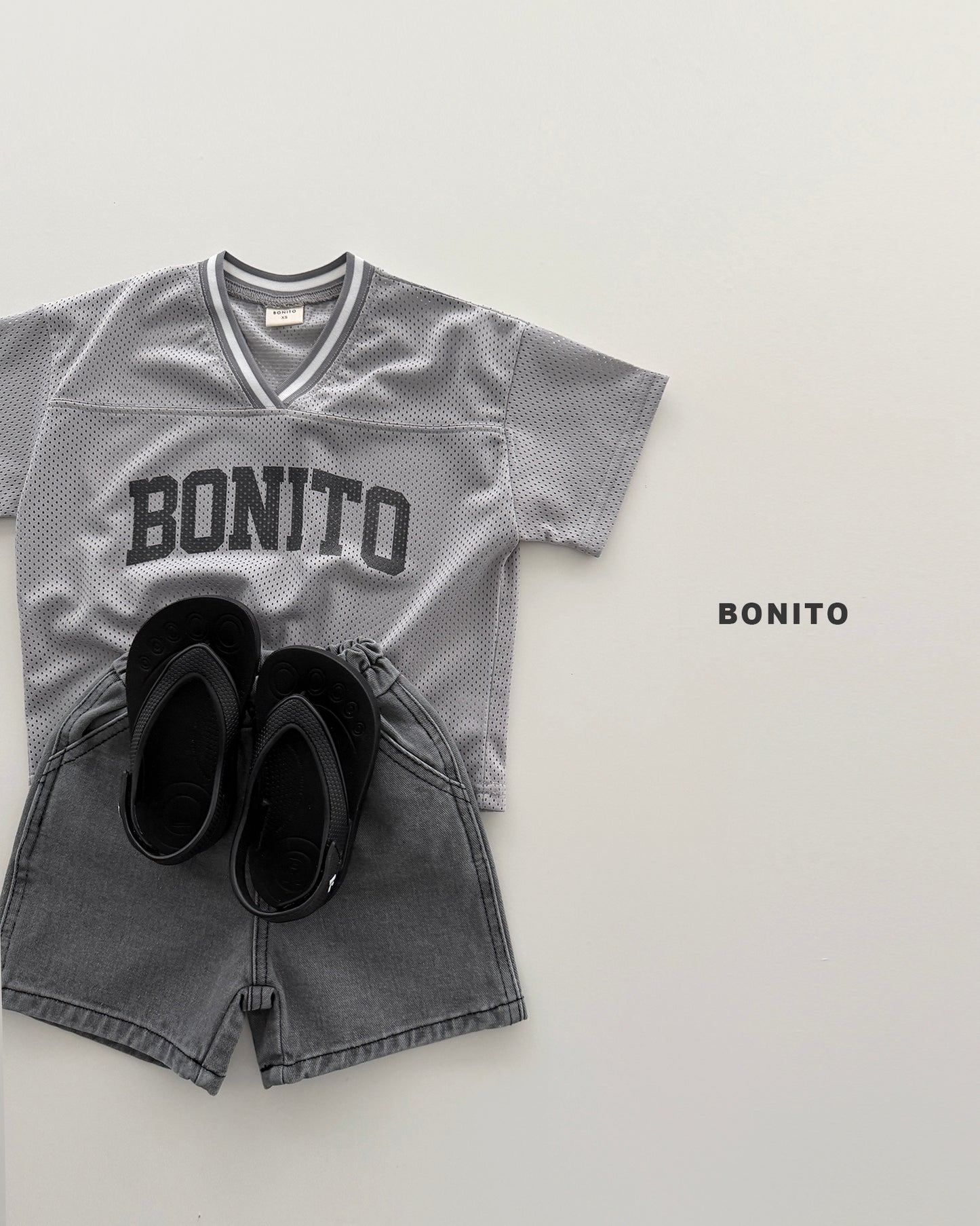 【PREORDER 4日間限定】15.bonito mesh tee