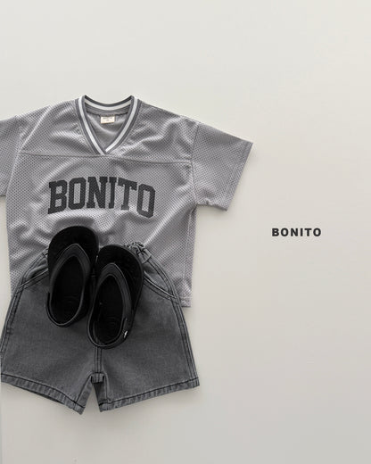 【PREORDER 4日間限定】15.bonito mesh tee