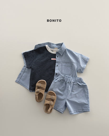 【PREORDER 4日間限定】34.two pocket linen set