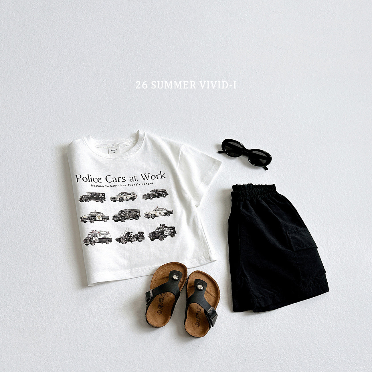 【PREORDER受付終了、ご希望はお問い合わせください。】46.Mini Collar ShortSleeve Tee