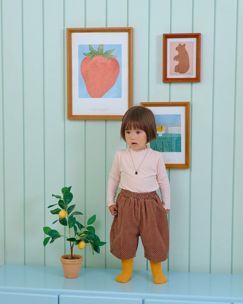 【PRE-ODER〆8.9(sun)】45.Petit Dot Pumpkin Pants – 6/10 Length | oottbebe