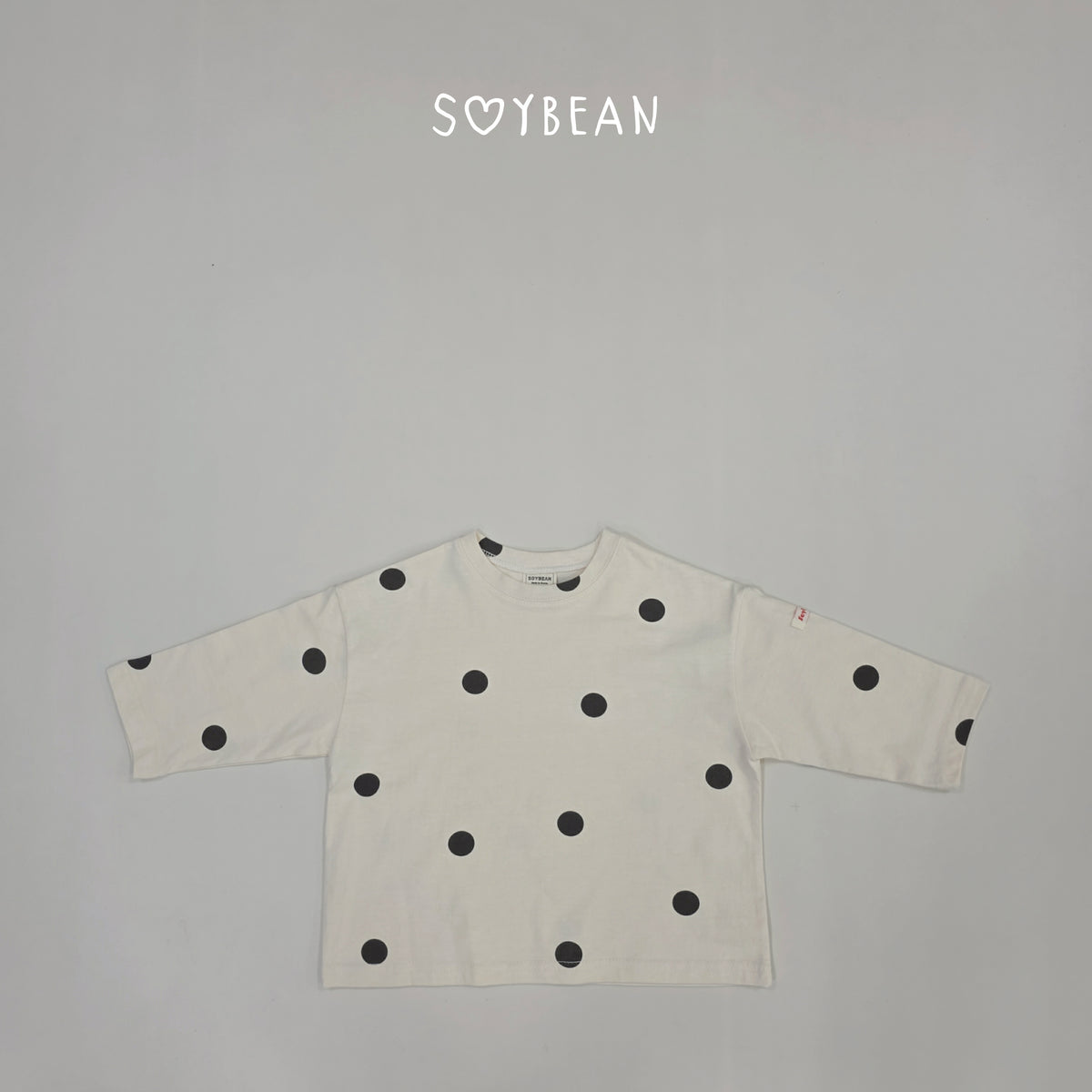 【秋のPRE-ODER 5%OFF】11.Oversized Boxy Dot Tee (7 Sizes)