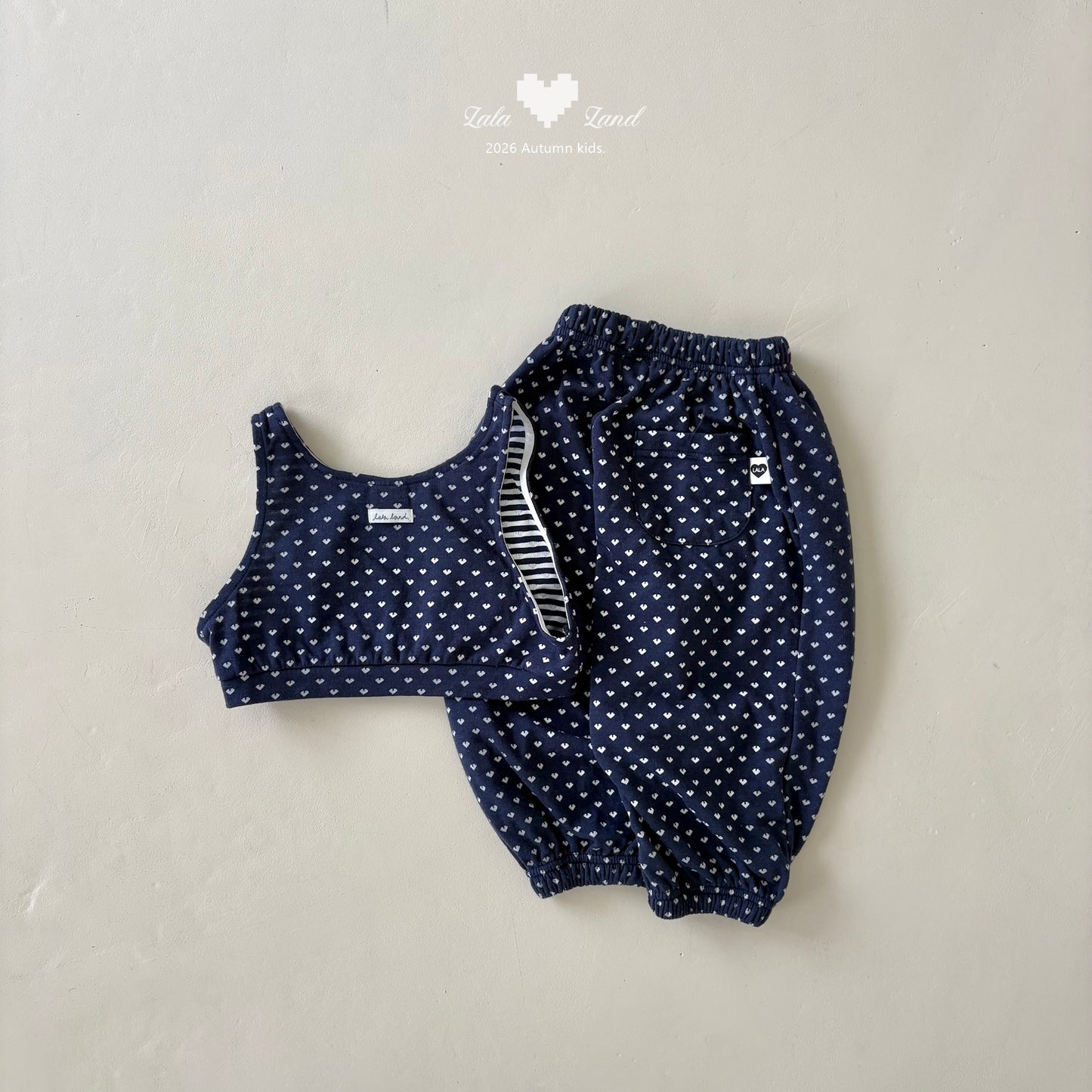 【PRE-ODER〆8.9(sun)】19.Heart Jogger Pants | lalaland