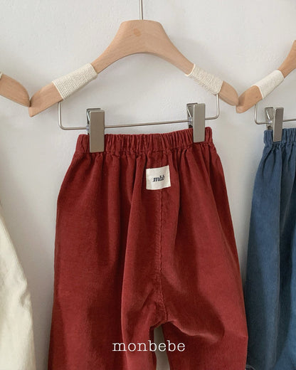 ［monbebe］corduroy jogger pants