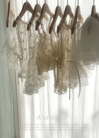 【PREORDER受付終了、ご希望はお問い合わせください。】30.Lace Simple Vest