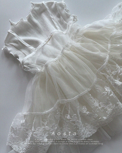 【PREORDER受付終了、ご希望はお問い合わせください。】32.Lace Open Dress