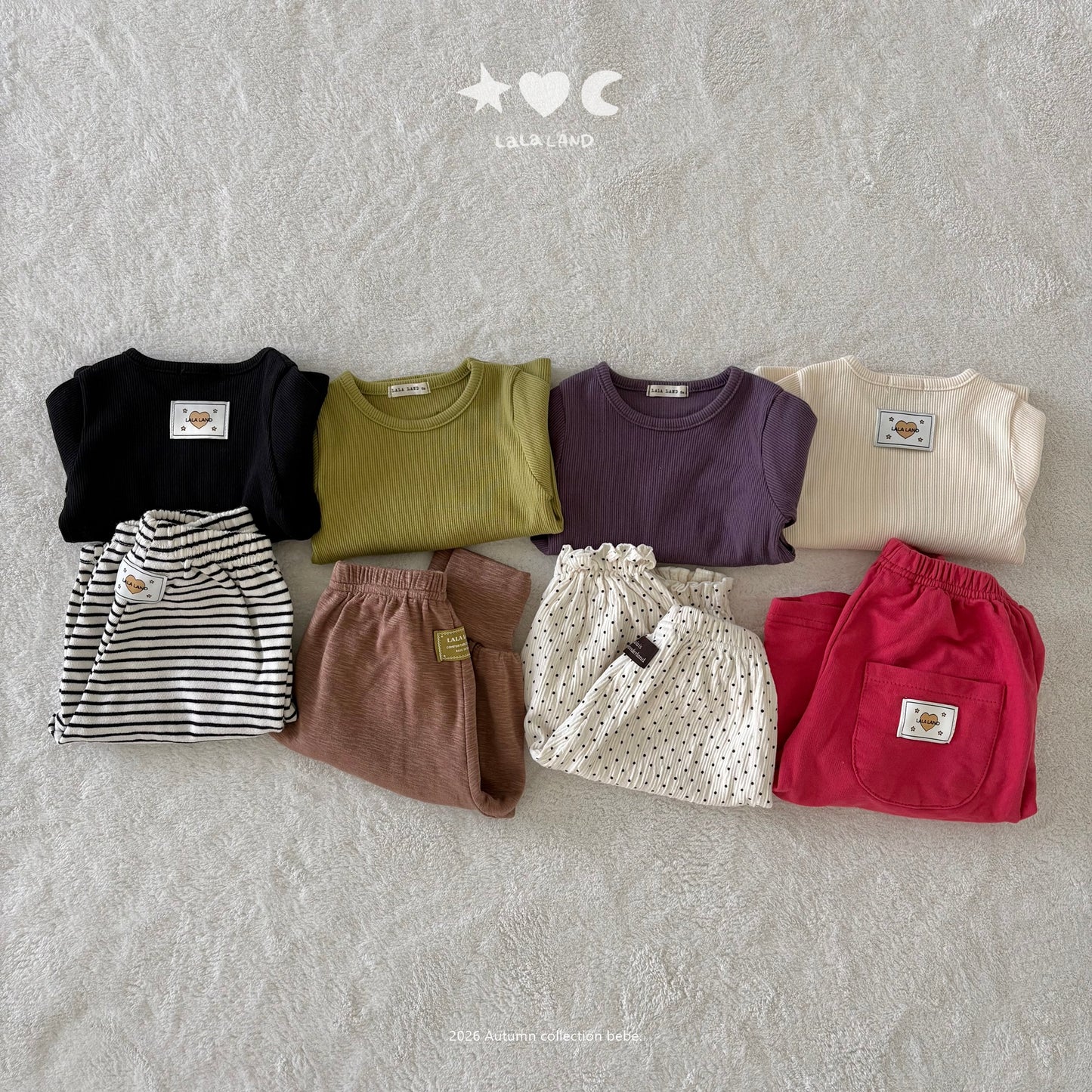 【PRE-ODER〆8.9(sun)】39.Stripe Terry Pants | lalaland
