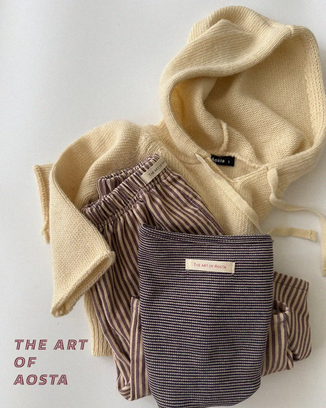 【秋のPRE-ODER 5%OFF】10.Knit Cookie Hoodie