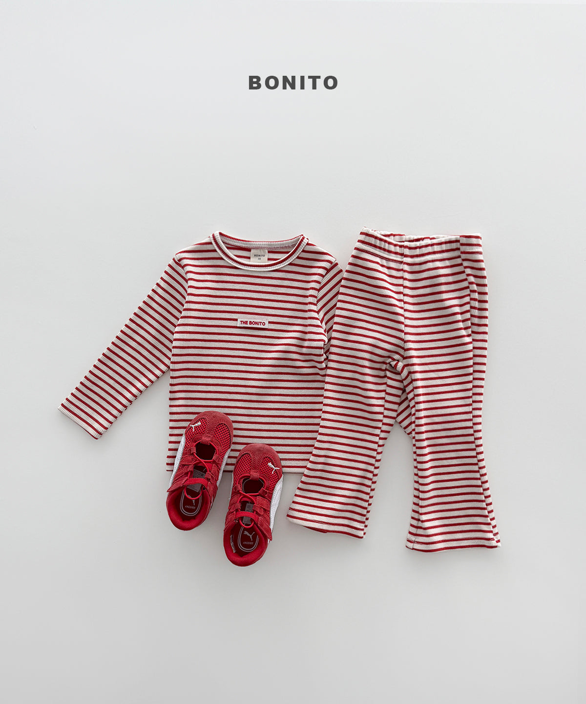 49.Heavyweight Stripe Slim Set
