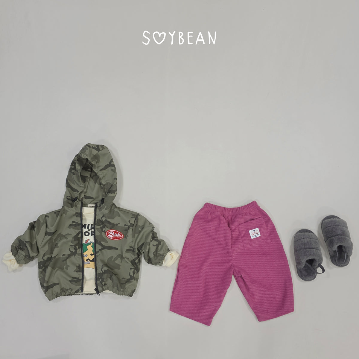 【秋のPRE-ODER 5%OFF】80.Camo Hooded Windbreaker (7 Sizes)