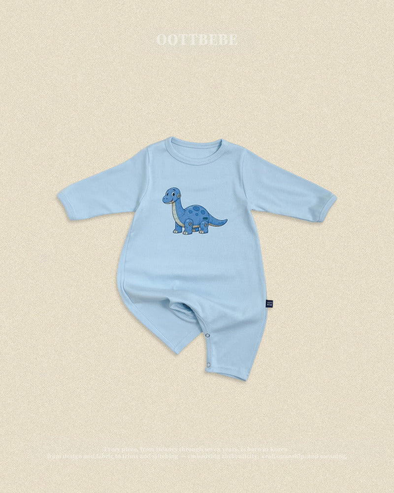 【PRE-ODER〆8.9(sun)】30.(Bebe) Robot Dinosaur Full-Length Romper | oottbebe