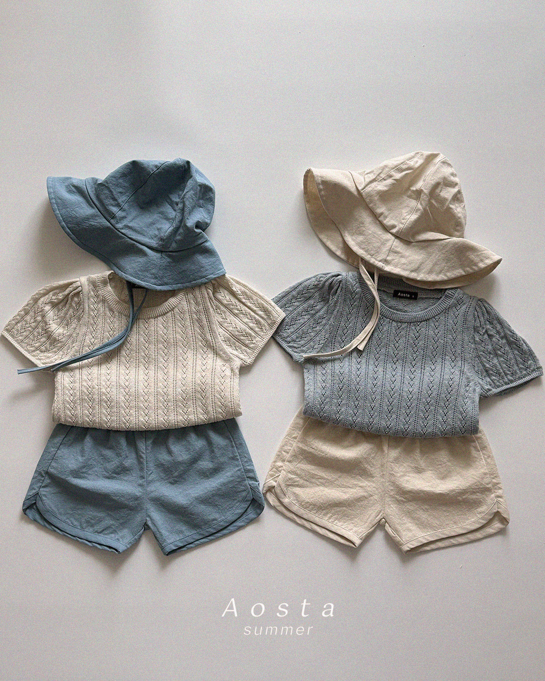 【PREORDER受付終了、ご希望はお問い合わせください。】21.Knit Eyelet T