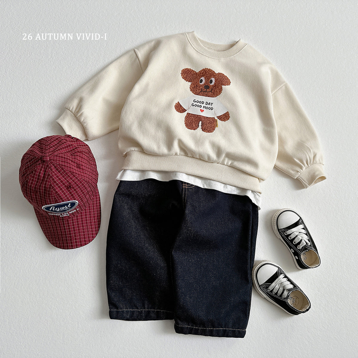 【秋のPRE-ODER 5%OFF】105.August Check Cap