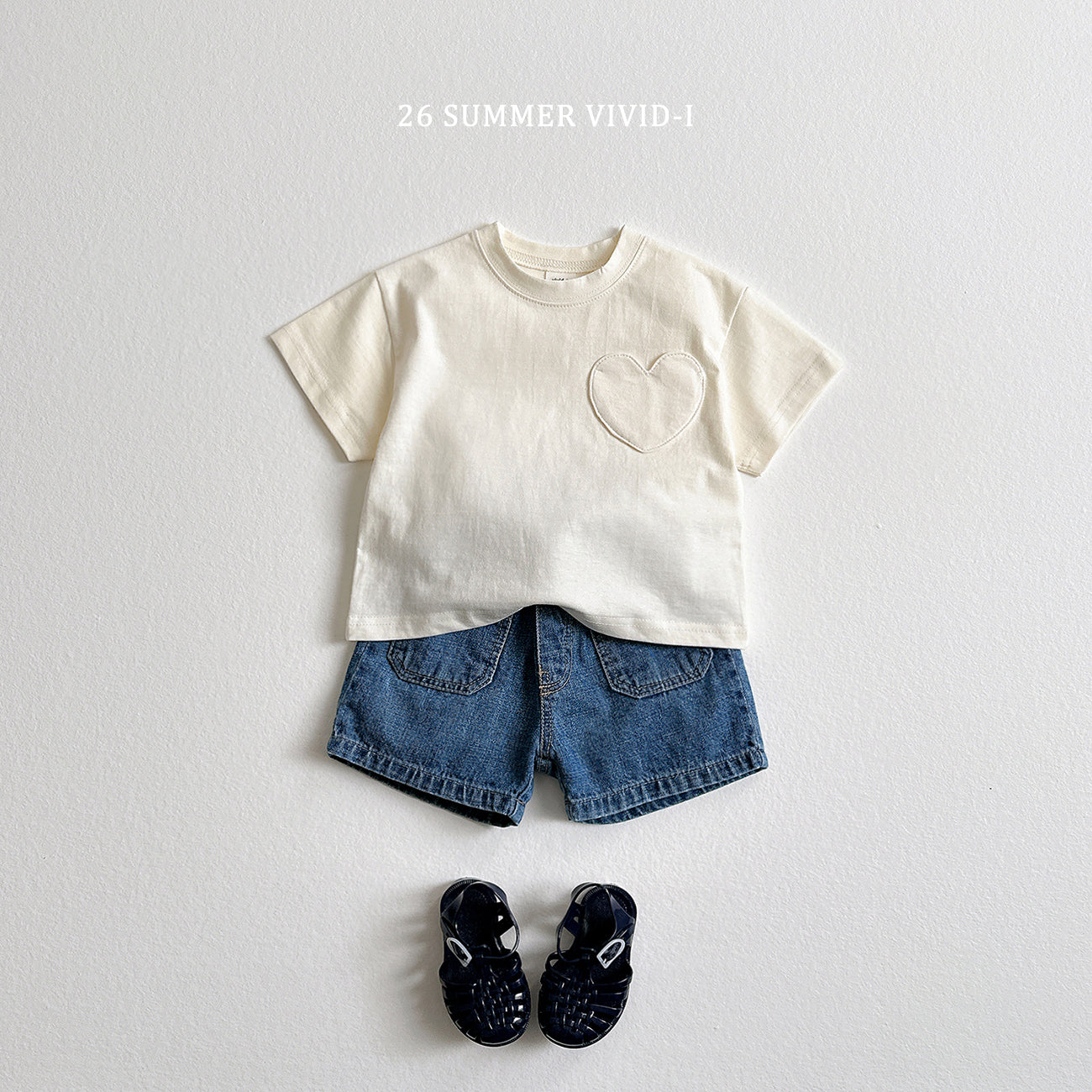 【PREORDER受付終了、ご希望はお問い合わせください。】79.Heart Pocket ShortSleeve Tee