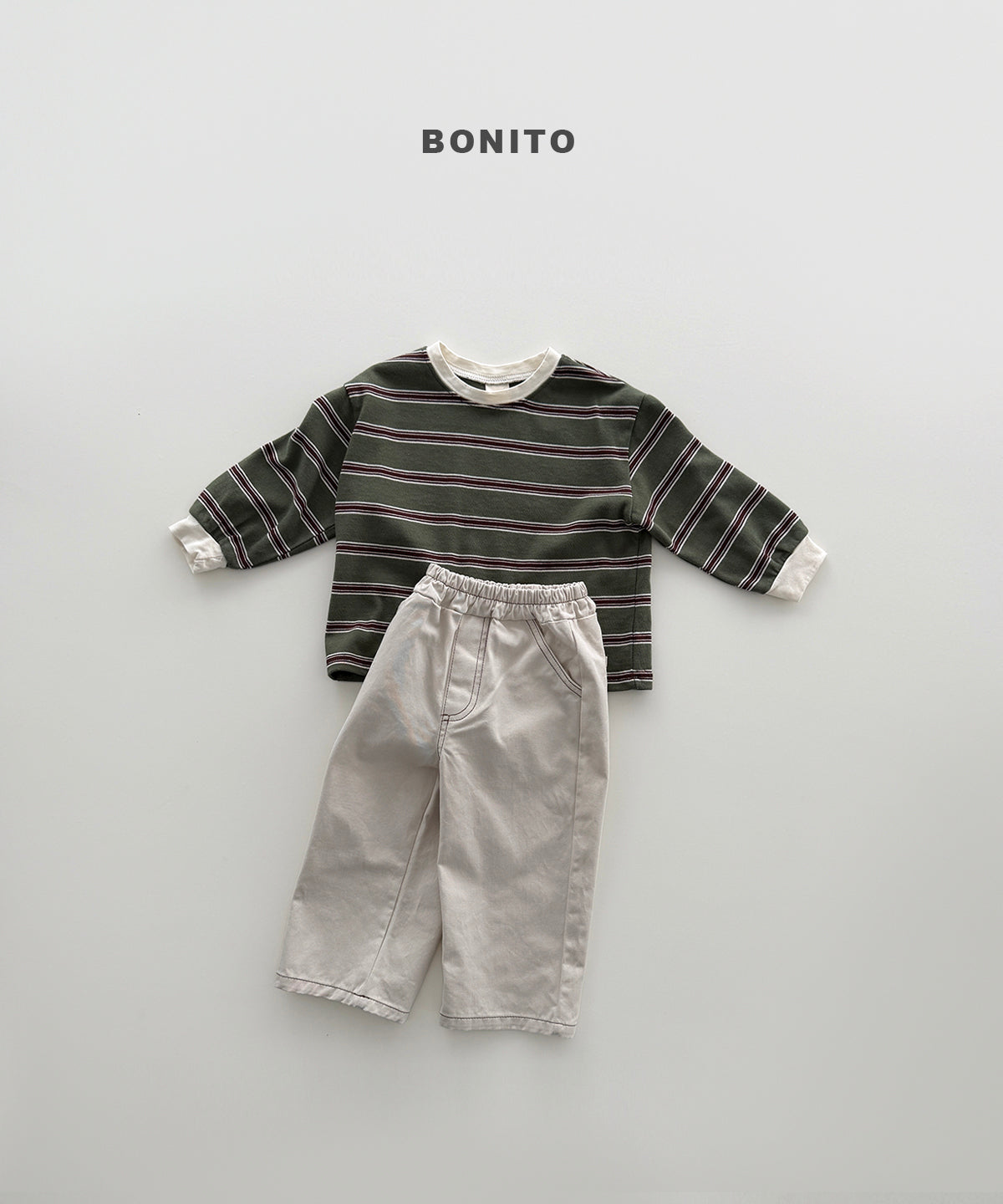 19.Haru Stripe Ribbed T-Shirt