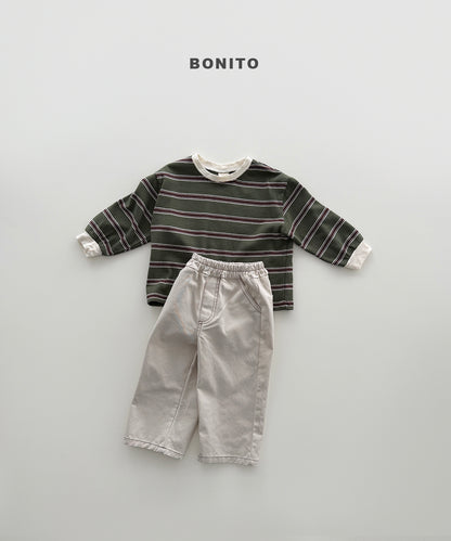 19.Haru Stripe Ribbed T-Shirt