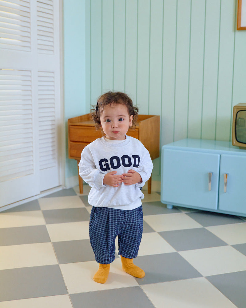 【PRE-ODER〆8.9(sun)】48.Denim Check Pants | oottbebe