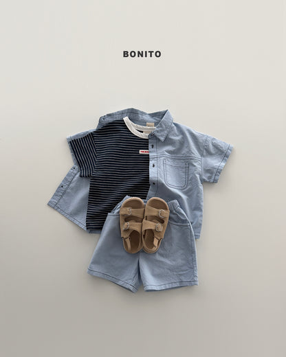 【PREORDER 4日間限定】34.two pocket linen set