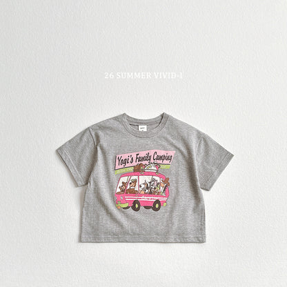 【PREORDER受付終了、ご希望はお問い合わせください。】50.Vintage Camping ShortSleeve Tee