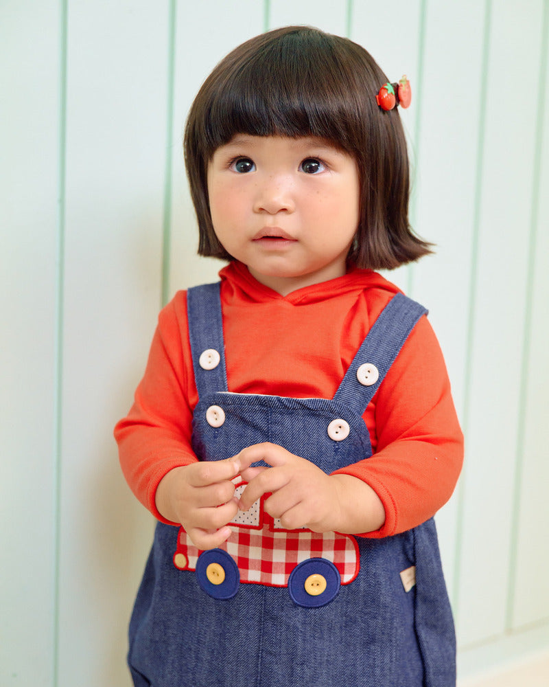 【PRE-ODER〆8.9(sun)】46.Vroom Vroom Denim Overalls | oottbebe