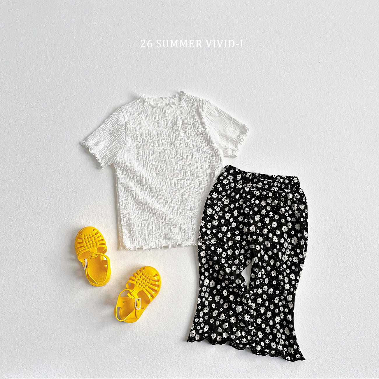 【PREORDER受付終了、ご希望はお問い合わせください。】28.Color Pleats Bell 7分丈 Pants
