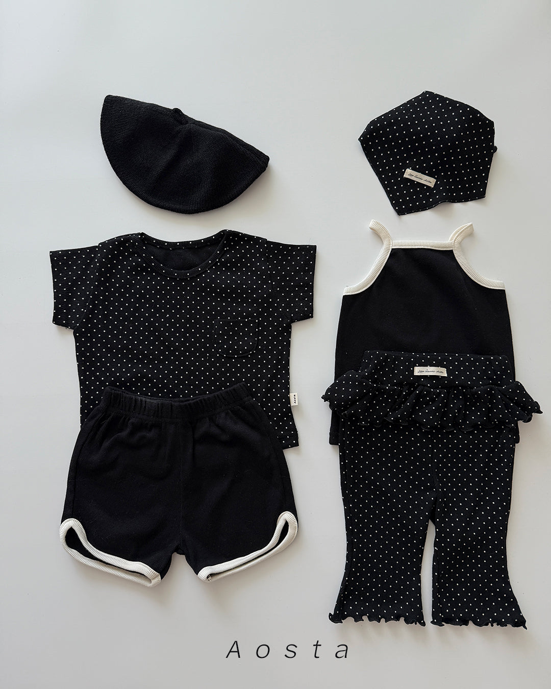 【PREORDER受付終了、ご希望はお問い合わせください。】65.Kiki Frill Pants