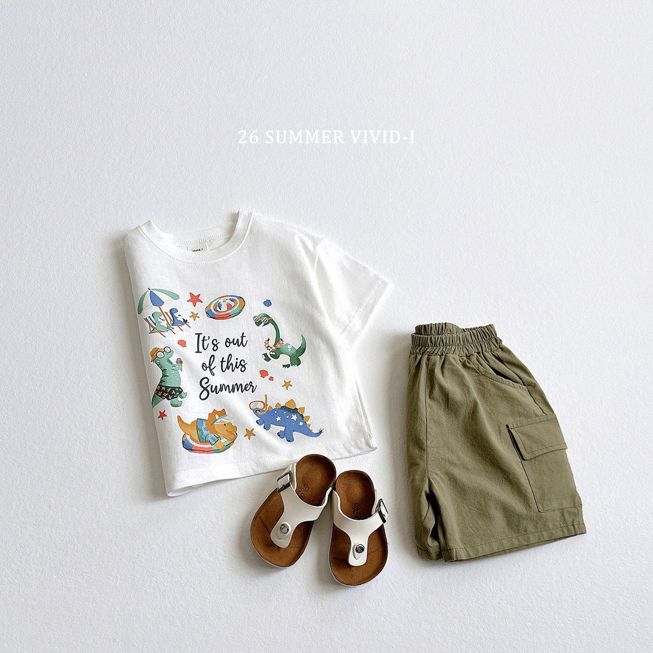 【PREORDER受付終了、ご希望はお問い合わせください。】47.Vacance Dino ShortSleeve Tee