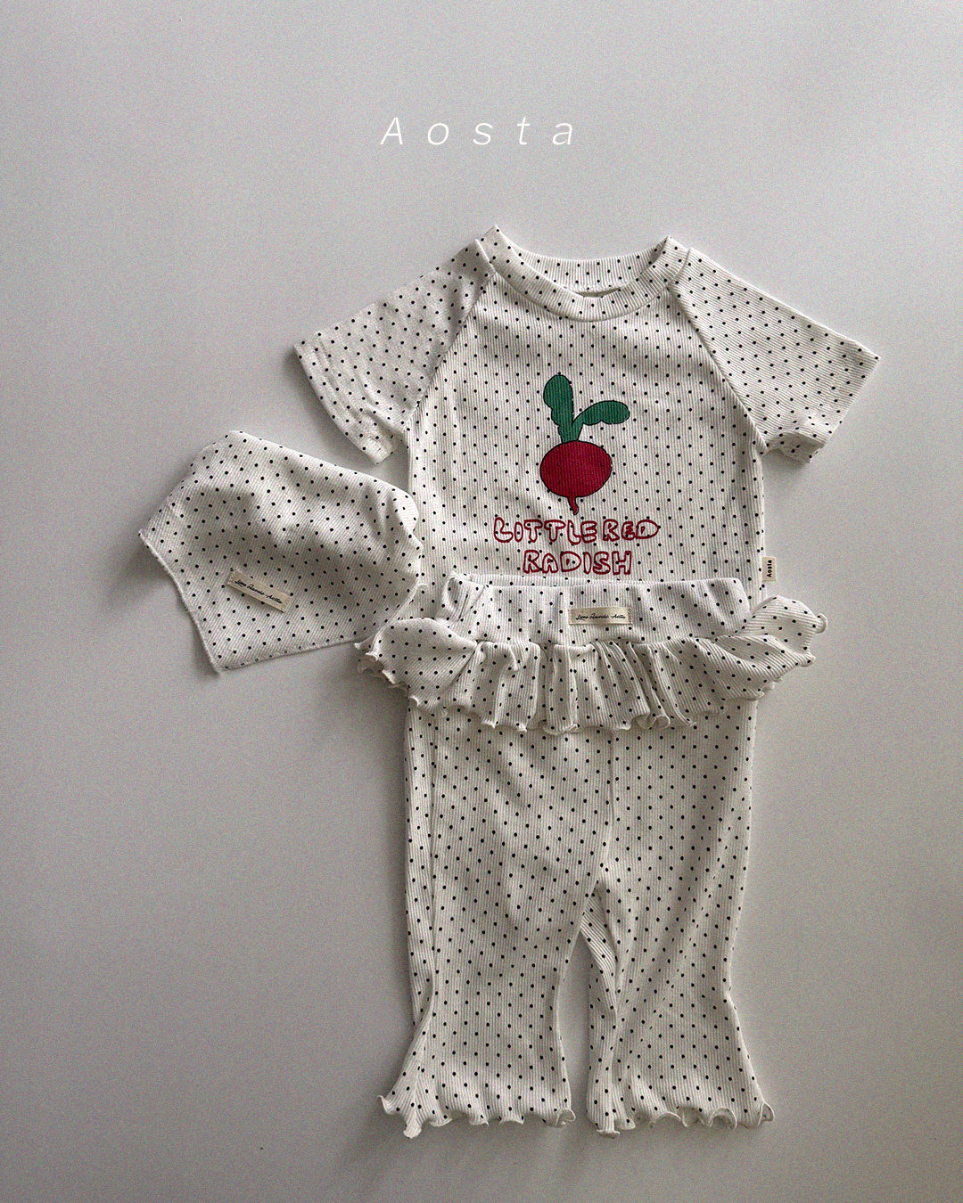 【PREORDER受付終了、ご希望はお問い合わせください。】65.Kiki Frill Pants