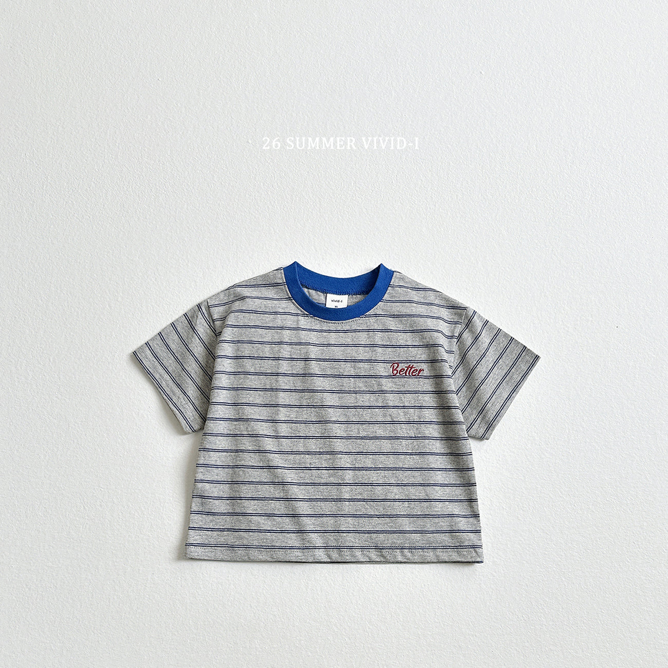 【PREORDER受付終了、ご希望はお問い合わせください。】66.Better Embroidery Stripe Tee