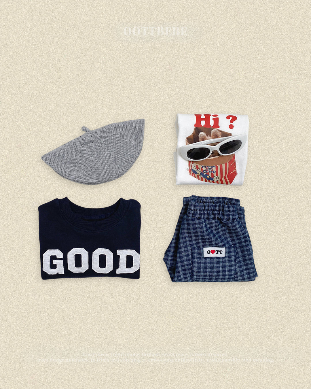 【PRE-ODER〆8.9(sun)】02.GOOD Sweatshirt – Kids | oottbebe