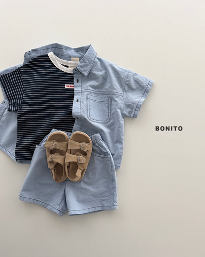 【PREORDER 4日間限定】34.two pocket linen set