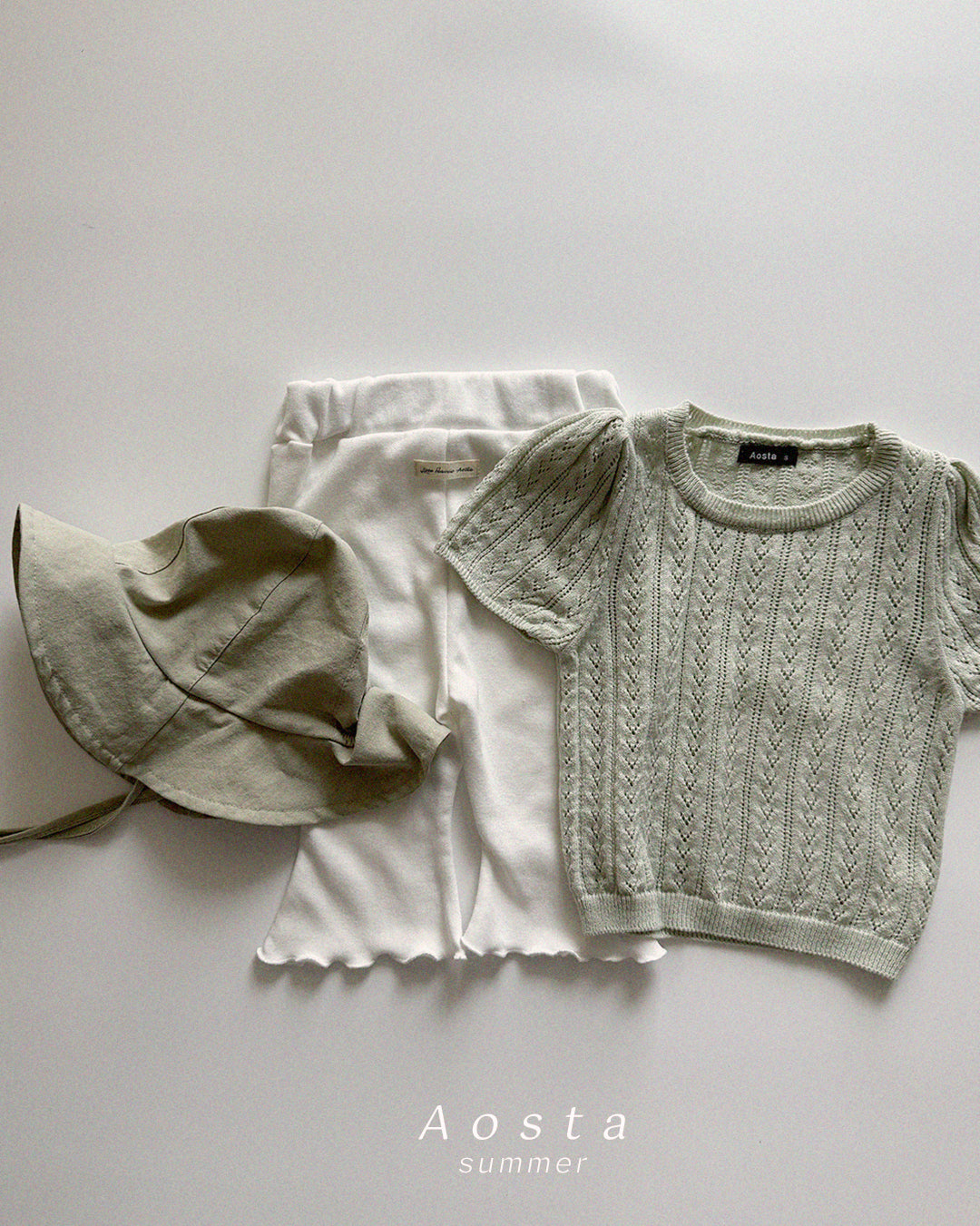 【PREORDER受付終了、ご希望はお問い合わせください。】21.Knit Eyelet T