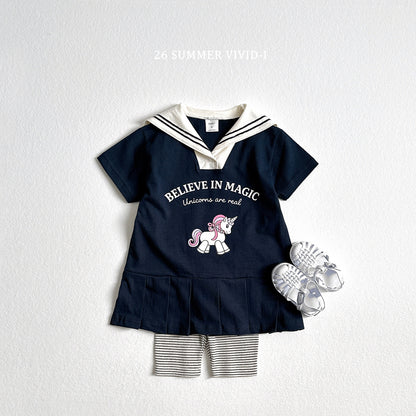 【PREORDER受付終了、ご希望はお問い合わせください。】92.Unicorn Sailor Dress