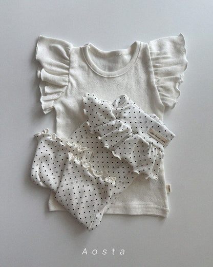 【PREORDER受付終了、ご希望はお問い合わせください。】65.Kiki Frill Pants