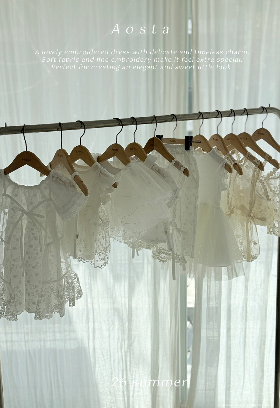 【PREORDER受付終了、ご希望はお問い合わせください。】32.Lace Open Dress