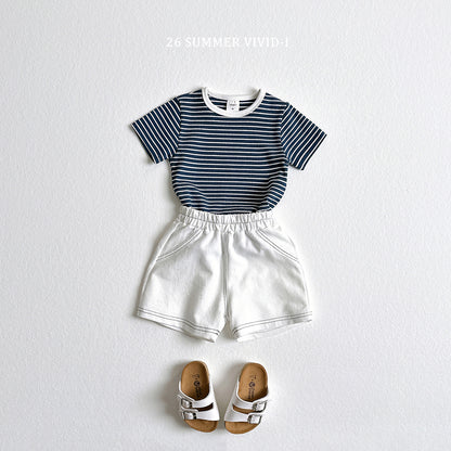 【PREORDER受付終了、ご希望はお問い合わせください。】13.Stretch Denim Shorts