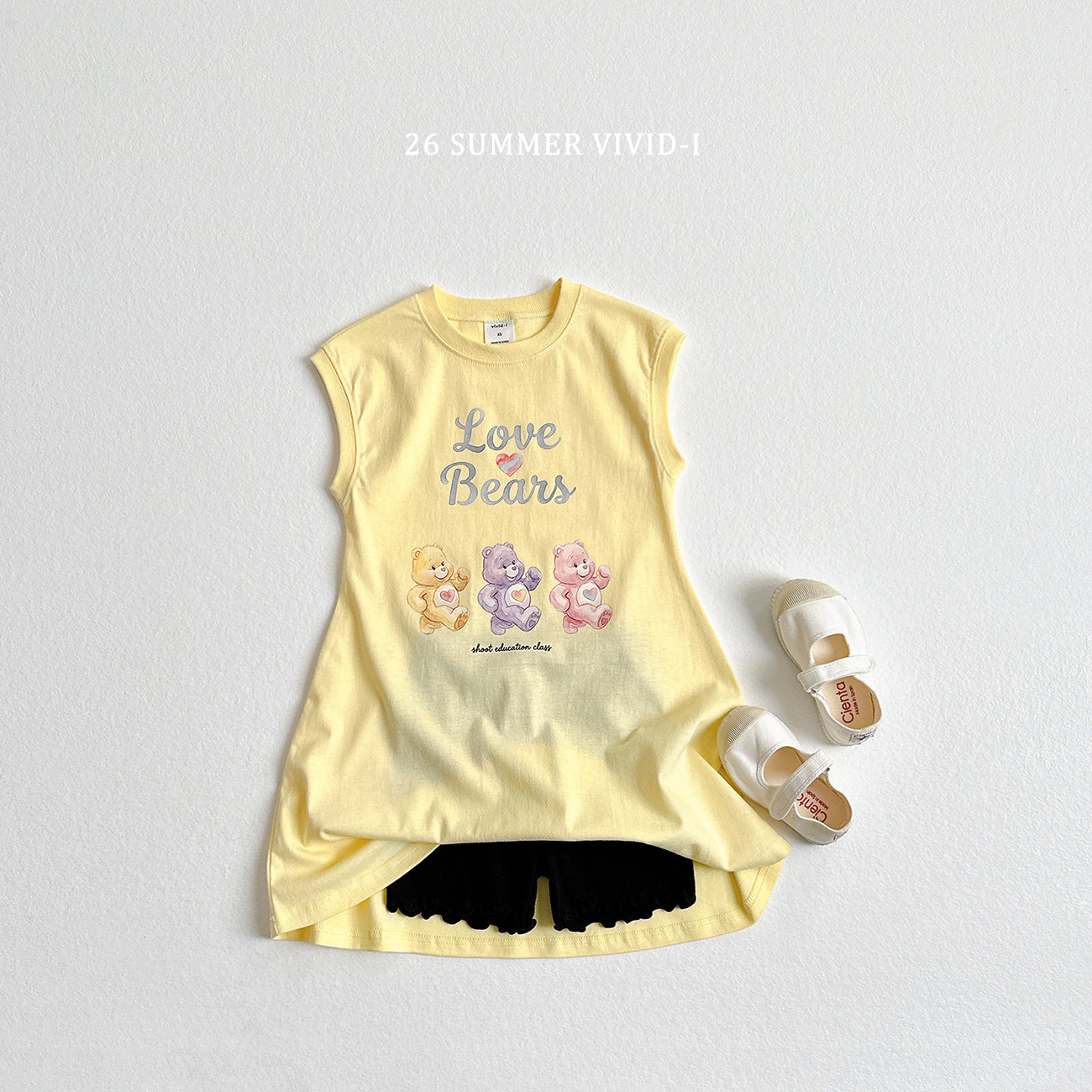【PREORDER受付終了、ご希望はお問い合わせください。】90.Painted Bear Long Dress